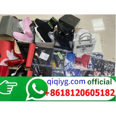 qiqiyg.com Whatsapp +8618120605182 Trusted Fashion Source Wholesale Clothes Bags Shoes Top Quality Best Price Q034