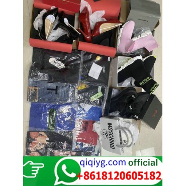 qiqiyg.com Whatsapp +8618120605182 Trusted Fashion Source Wholesale Clothes Bags Shoes Top Quality Best Price Q035